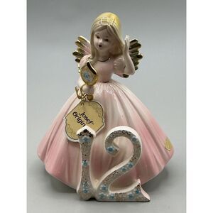 Josef Originals 12th Birthday Angel Figurine vintage‎ with original tags